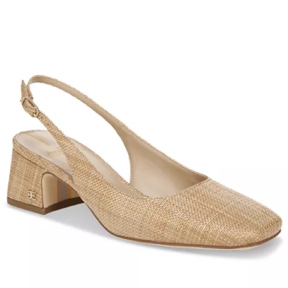 Sam Edelman Tan Slingback Flats